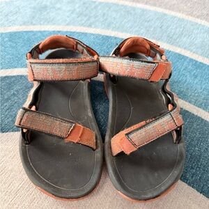 Teva Kids Sandals in Orange and Gray